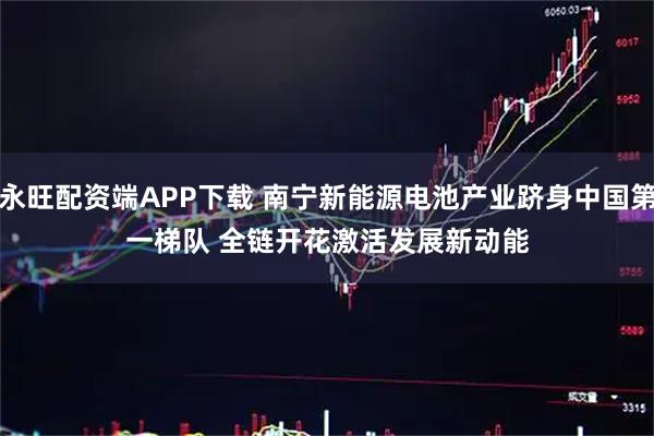永旺配资端APP下载 南宁新能源电池产业跻身中国第一梯队 全链开花激活发展新动能